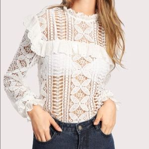 Lace Crochet Top